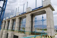 President Ilham Aliyev views construction of Ordubad Hydroelectric Power Plant (PHOTO)