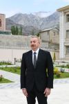 President Aliyev attends launch of project for reconstruction of drinking water supply, sewerage systems in Ordubad (PHOTO)