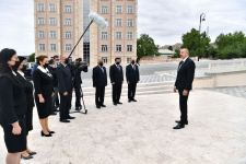 President Aliyev attends launch of project for reconstruction of drinking water supply, sewerage systems in Ordubad (PHOTO)