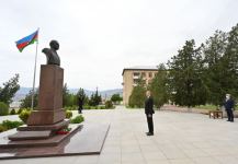 President Aliyev attends launch of project for reconstruction of drinking water supply, sewerage systems in Ordubad (PHOTO)