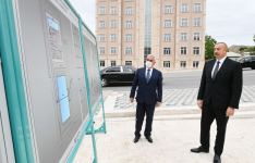 President Aliyev attends launch of project for reconstruction of drinking water supply, sewerage systems in Ordubad (PHOTO)