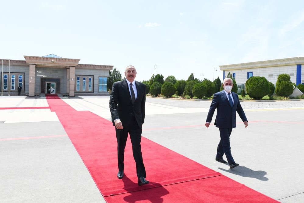 President Ilham Aliyev ends visit to Nakhchivan Autonomous Republic (PHOTO)