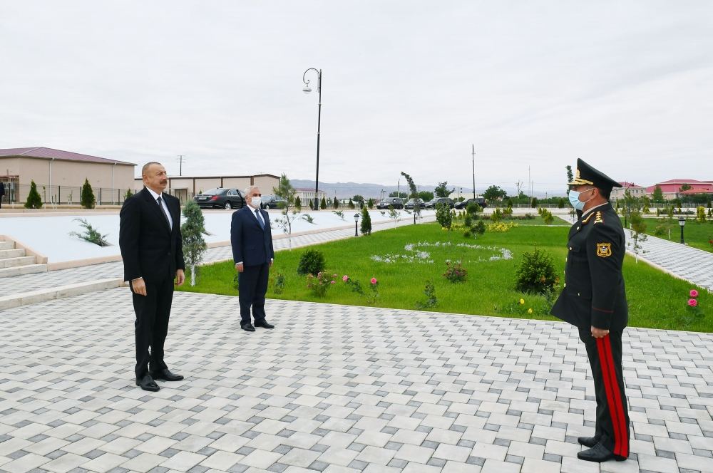 President Ilham Aliyev attends opening of Nakhchivan Garrison Central Hospital (PHOTO)
