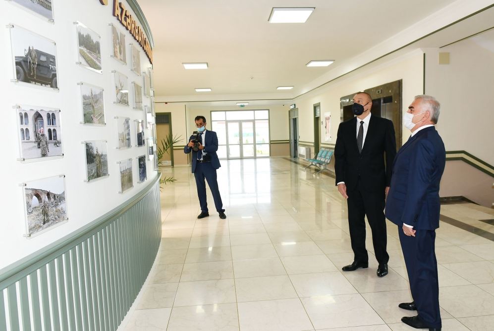 President Ilham Aliyev attends opening of Nakhchivan Garrison Central Hospital (PHOTO)