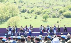 Azerbaijani president, first lady attend opening of “Kharibulbul” festival in Shusha (PHOTO)
