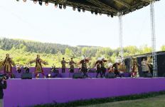 Azerbaijani president, first lady attend opening of “Kharibulbul” festival in Shusha (PHOTO)