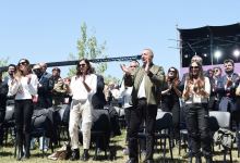 Azerbaijani president, first lady attend opening of “Kharibulbul” festival in Shusha (PHOTO)