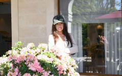 Azerbaijani president, first lady inaugurate “Khari Bulbul” hotel after renovation (PHOTO)