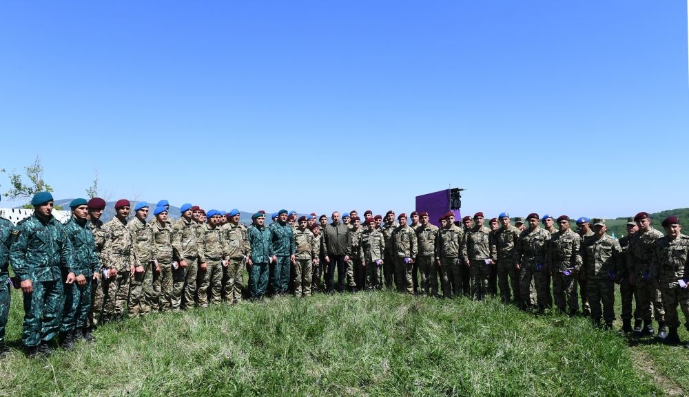 Azerbaijani president, first lady attend opening of “Kharibulbul” festival in Shusha (PHOTO)