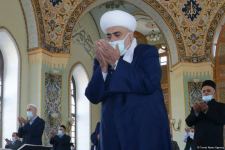 Festive prayer performed at Teze Pir mosque in Azerbaijan’s Baku (PHOTO)