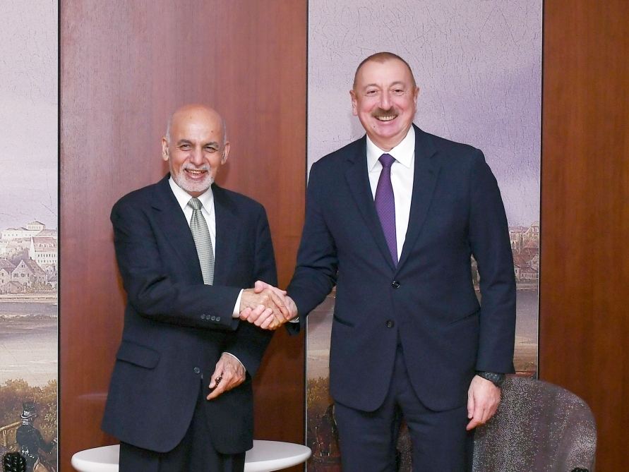 Afghan president calls Azerbaijani president