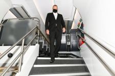 Azerbaijani president, first lady attend opening ceremony of Gabala Railway Station and Laki station - Gabala single-track railway (PHOTO)