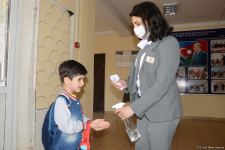 Azerbaijan partially resumes full-time lessons at schools in several cities and districts (PHOTO)