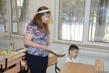 Azerbaijan partially resumes full-time lessons at schools in several cities and districts (PHOTO)