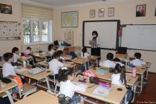 Azerbaijan partially resumes full-time lessons at schools in several cities and districts (PHOTO)