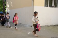 Azerbaijan partially resumes full-time lessons at schools in several cities and districts (PHOTO)