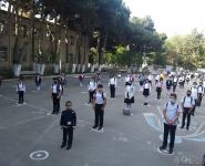 Azerbaijan partially resumes full-time lessons at schools in several cities and districts (PHOTO)