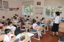 Azerbaijan partially resumes full-time lessons at schools in several cities and districts (PHOTO)