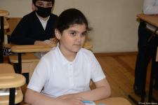 Azerbaijan partially resumes full-time lessons at schools in several cities and districts (PHOTO)