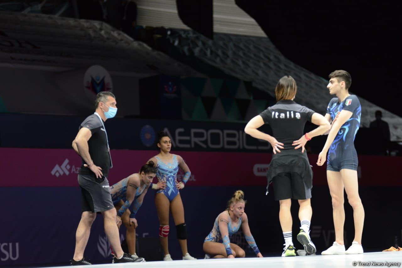 Baku hosting trainings before Aerobic Gymnastics World Age Group Competitions (PHOTO)