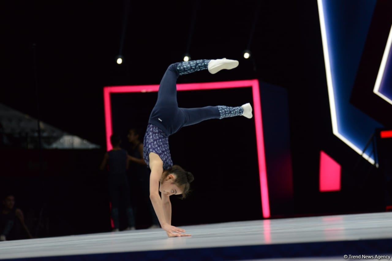 Baku hosting trainings before Aerobic Gymnastics World Age Group Competitions (PHOTO)