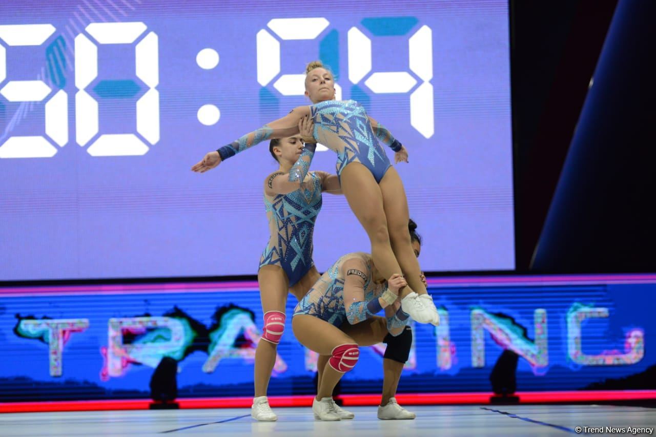 Baku hosting trainings before Aerobic Gymnastics World Age Group Competitions (PHOTO)