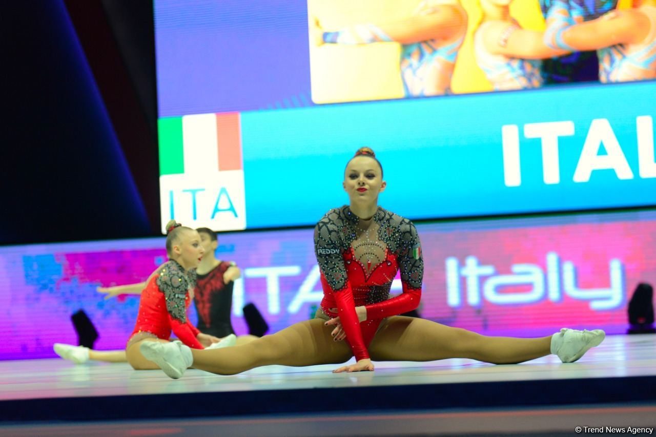 Highlights of second day of Aerobic Gymnastics World Age Group Competition in Baku (PHOTO)