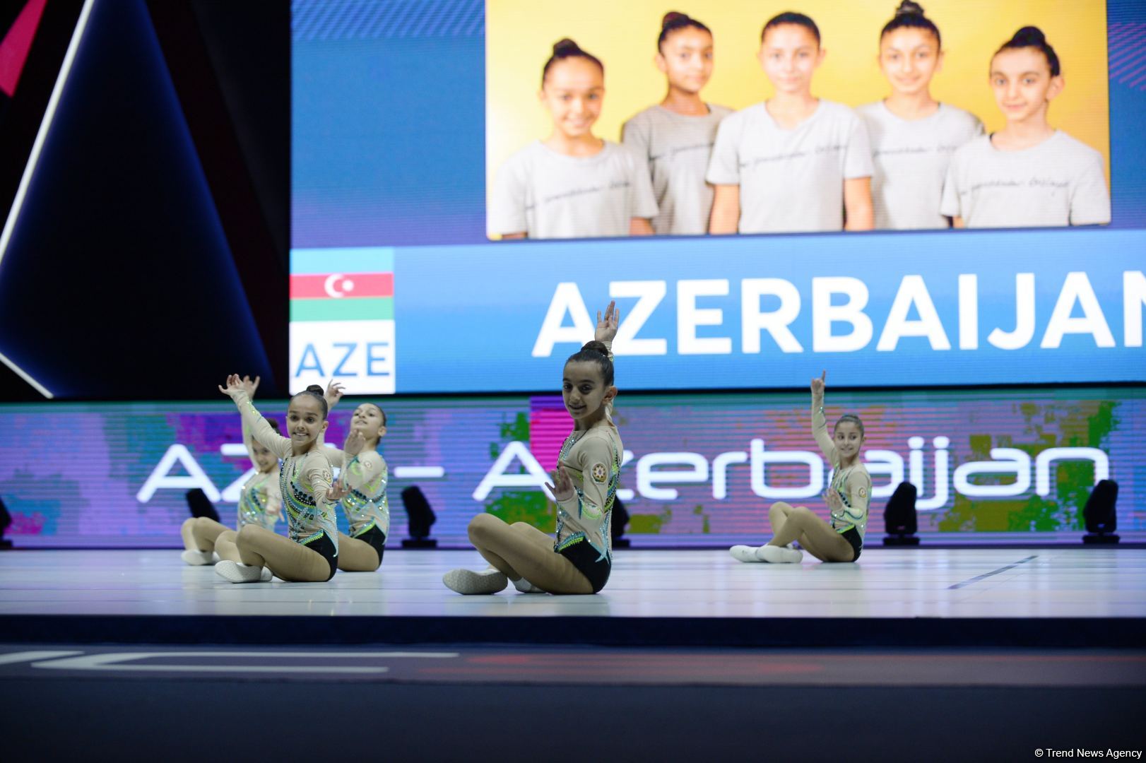 Azerbaijani team reaches final of Aerobic Gymnastics World Competition in Baku (PHOTO)