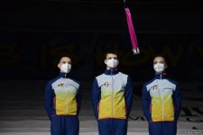 Winners of Aerobic Gymnastics World Age Group Competition in individual program and trios awarded in Baku (PHOTO)