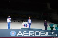Winners of Aerobic Gymnastics World Age Group Competition in individual program and trios awarded in Baku (PHOTO)