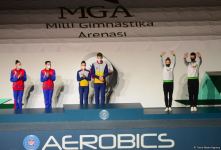 Winners and prize-winners of Aerobic Gymnastics World Age Group Competition awarded in Baku (PHOTO)