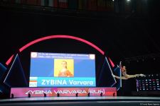 Russian athlete takes gold at World Aerobic Gymnastics Competition in Baku (PHOTO)