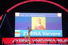 Russian athlete takes gold at World Aerobic Gymnastics Competition in Baku (PHOTO)