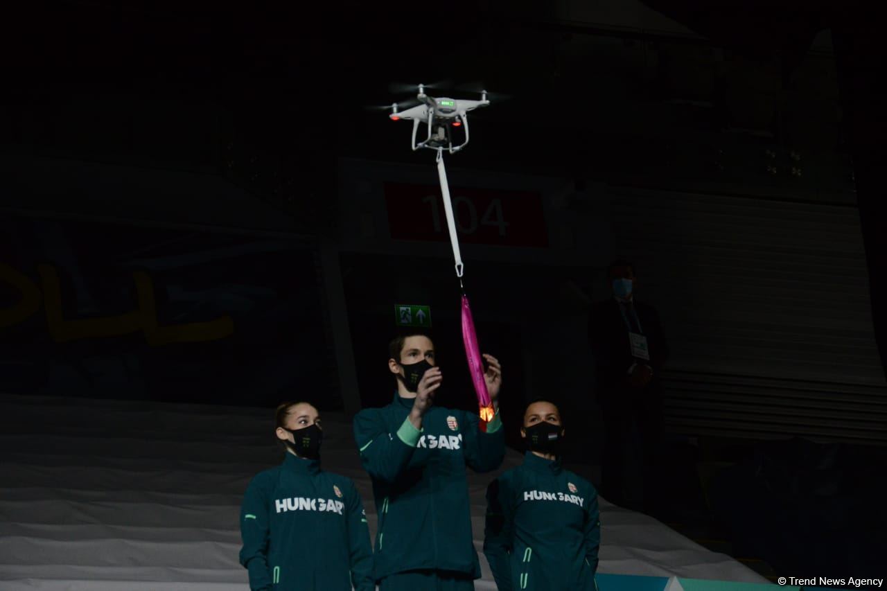 Winners of Aerobic Gymnastics World Age Group Competition in individual program and trios awarded in Baku (PHOTO)