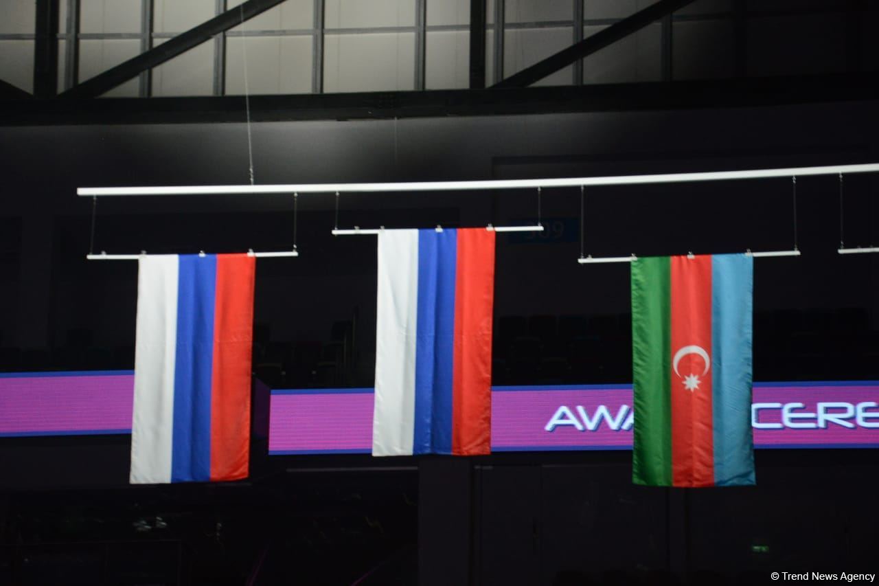 Winners of Aerobic Gymnastics World Age Group Competition in individual program and trios awarded in Baku (PHOTO)