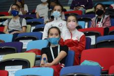 Azerbaijani gymnasts meet with multiple European and world champion in Baku (PHOTO)