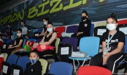 Azerbaijani gymnasts meet with multiple European and world champion in Baku (PHOTO)