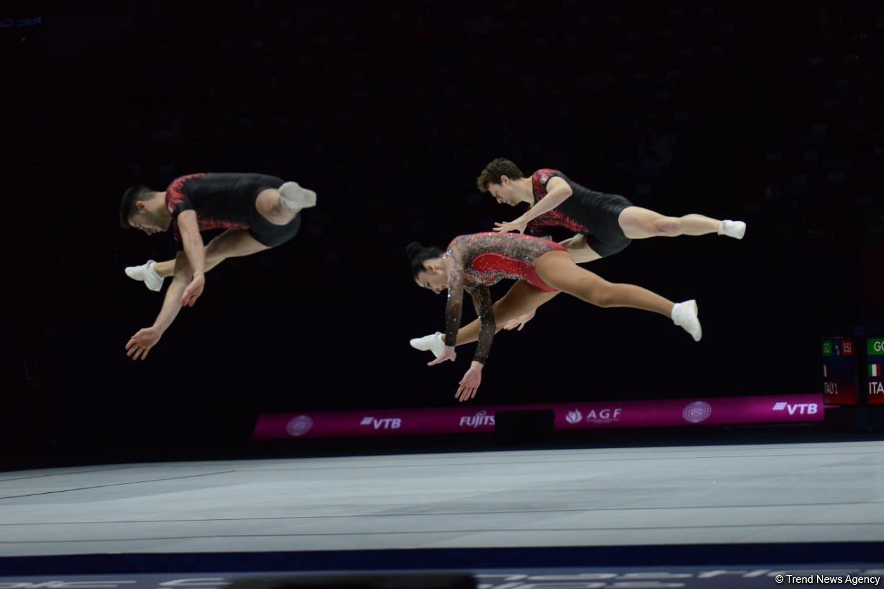 First day of 16th World Aerobic Gymnastics Championships kicks off in Baku (PHOTO)