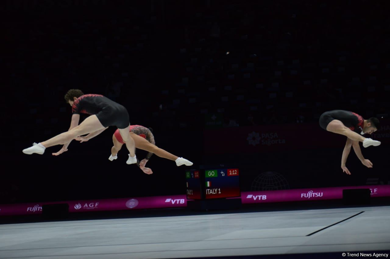First day of 16th World Aerobic Gymnastics Championships kicks off in Baku (PHOTO)