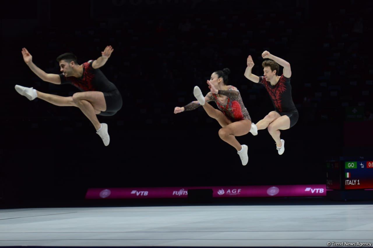 First day of 16th World Aerobic Gymnastics Championships kicks off in Baku (PHOTO)