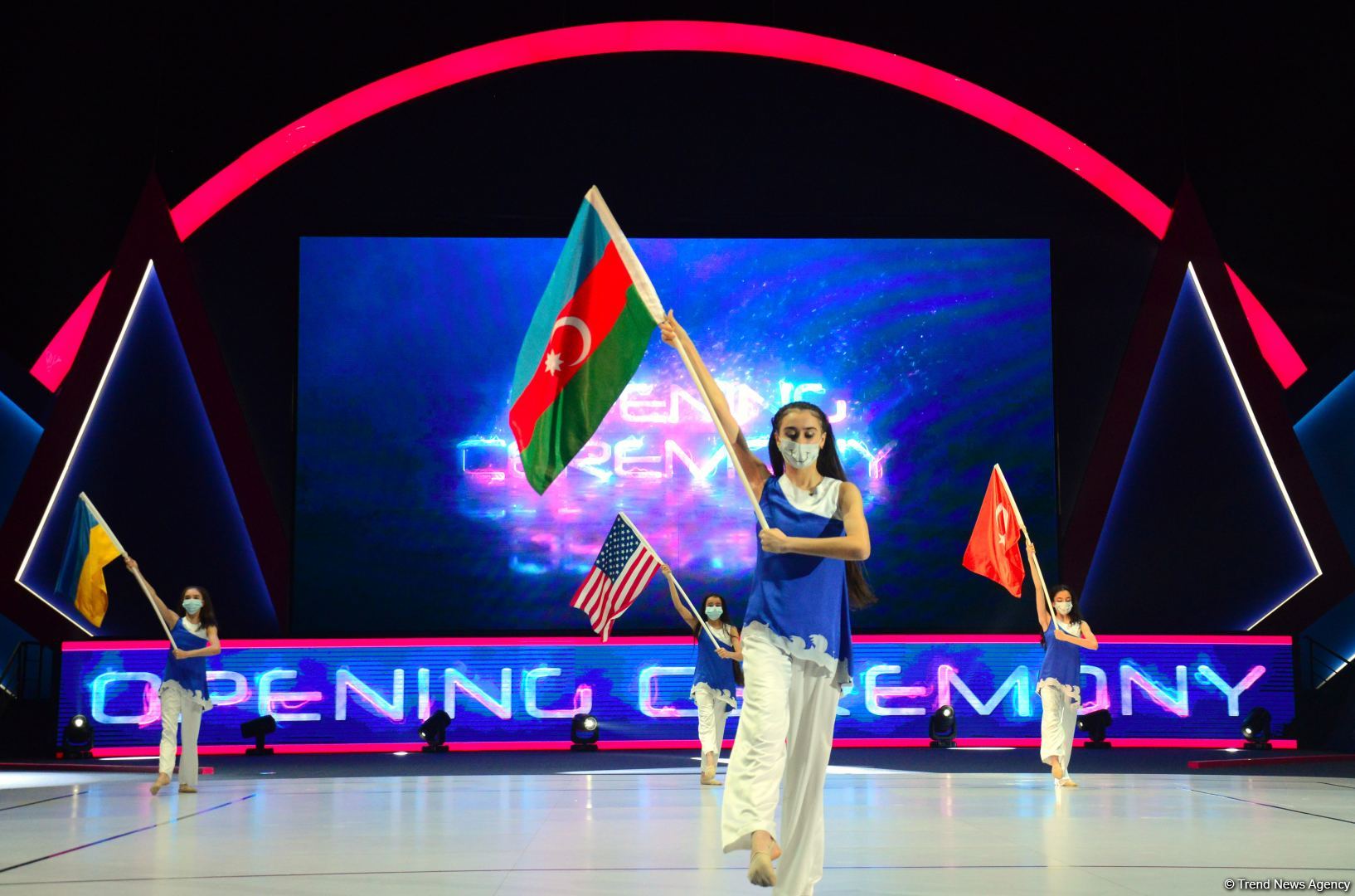 Baku holds opening ceremony of 16th FIG Aerobic Gymnastics World Championships (PHOTO)