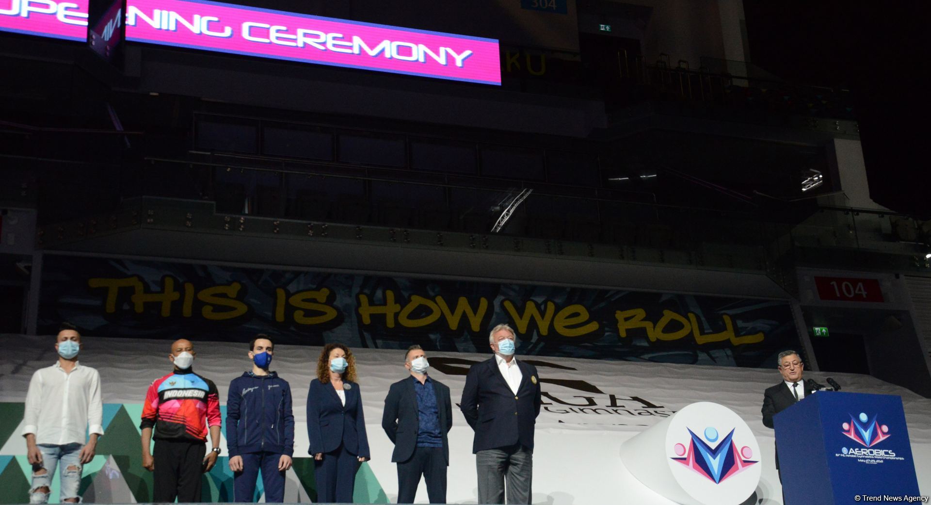 Baku holds opening ceremony of 16th FIG Aerobic Gymnastics World Championships (PHOTO)