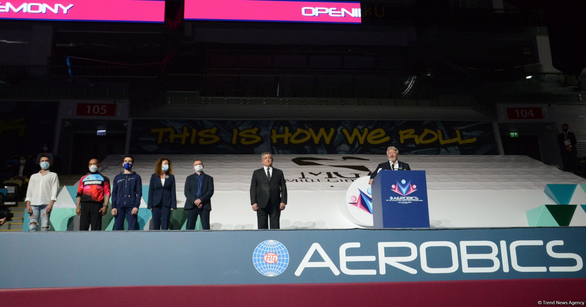 Baku holds opening ceremony of 16th FIG Aerobic Gymnastics World Championships (PHOTO)