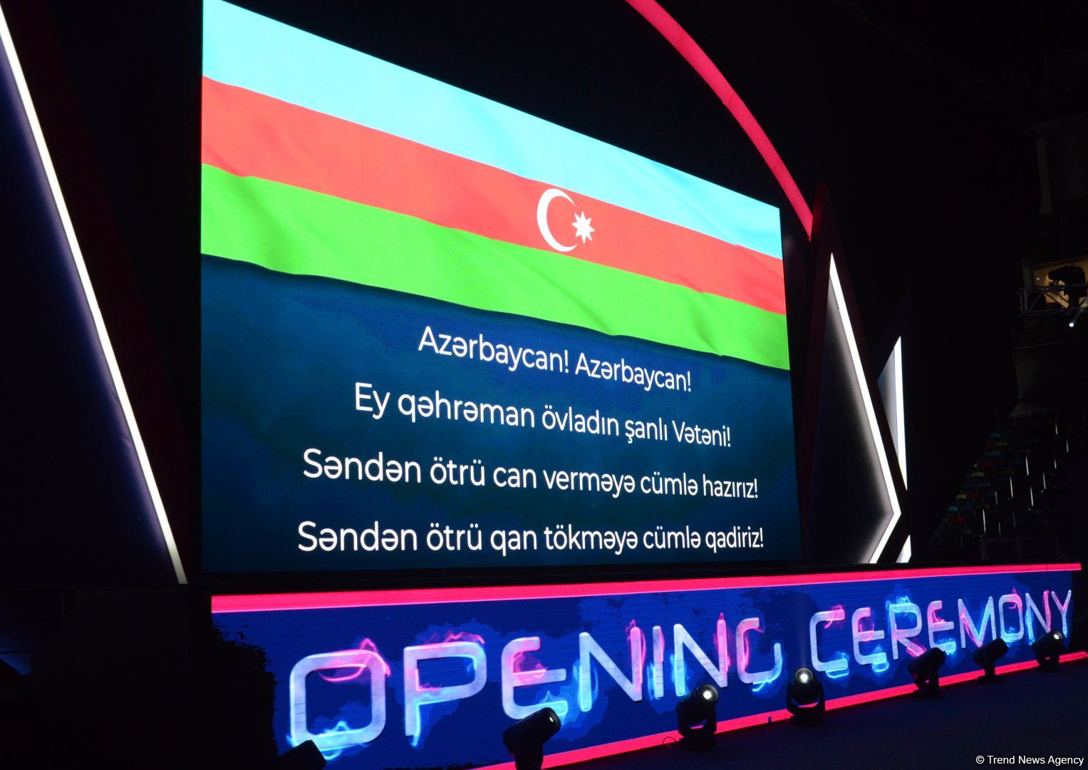 Baku holds opening ceremony of 16th FIG Aerobic Gymnastics World Championships (PHOTO)