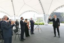 Azerbaijani president takes part in laying foundation for restoration of Aghdam city (PHOTO)