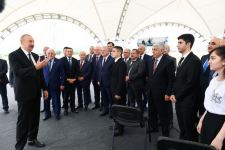 Azerbaijani president takes part in laying foundation for restoration of Aghdam city (PHOTO)