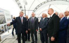 Azerbaijani president takes part in laying foundation for restoration of Aghdam city (PHOTO)