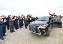 Azerbaijani president takes part in laying foundation for restoration of Aghdam city (PHOTO)