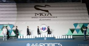 Baku awards winners of World Cup in aerostep program (PHOTO)