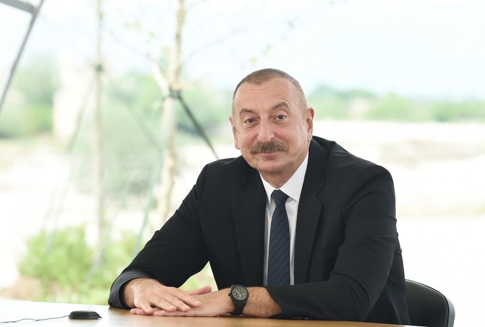 Entire Karabakh zone will become “green energy” zone - Azerbaijani president